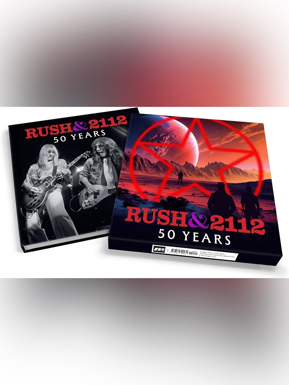 2112 50 Years Red Wall Art Canvas